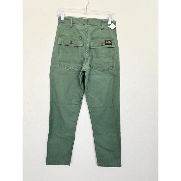 Stan Ray Vintage Fatigue Army Green Pants Tapered Leg Cotton Mens 28x32 Waist 28 - Picture 6 of 11